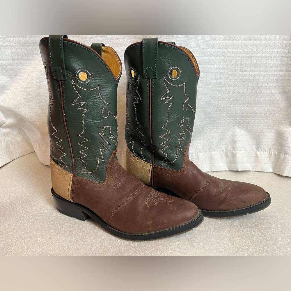 Double-H‎ women’s Buckaroo Full Grain Leather Country Western Boots Size 6D